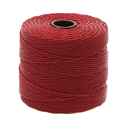 The Beadsmith S-Lon Bead Cord – .5 mm Twisted Nylon Cord for Stringing