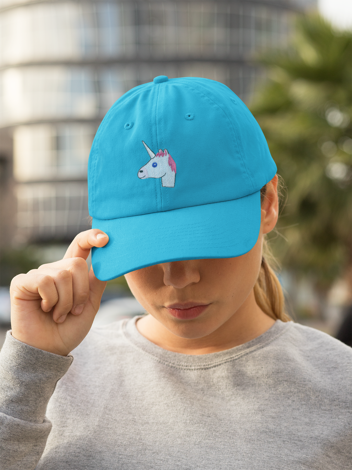 Unicorn with Pink Mane, Head, Face, Embroidered, Iron on Patch