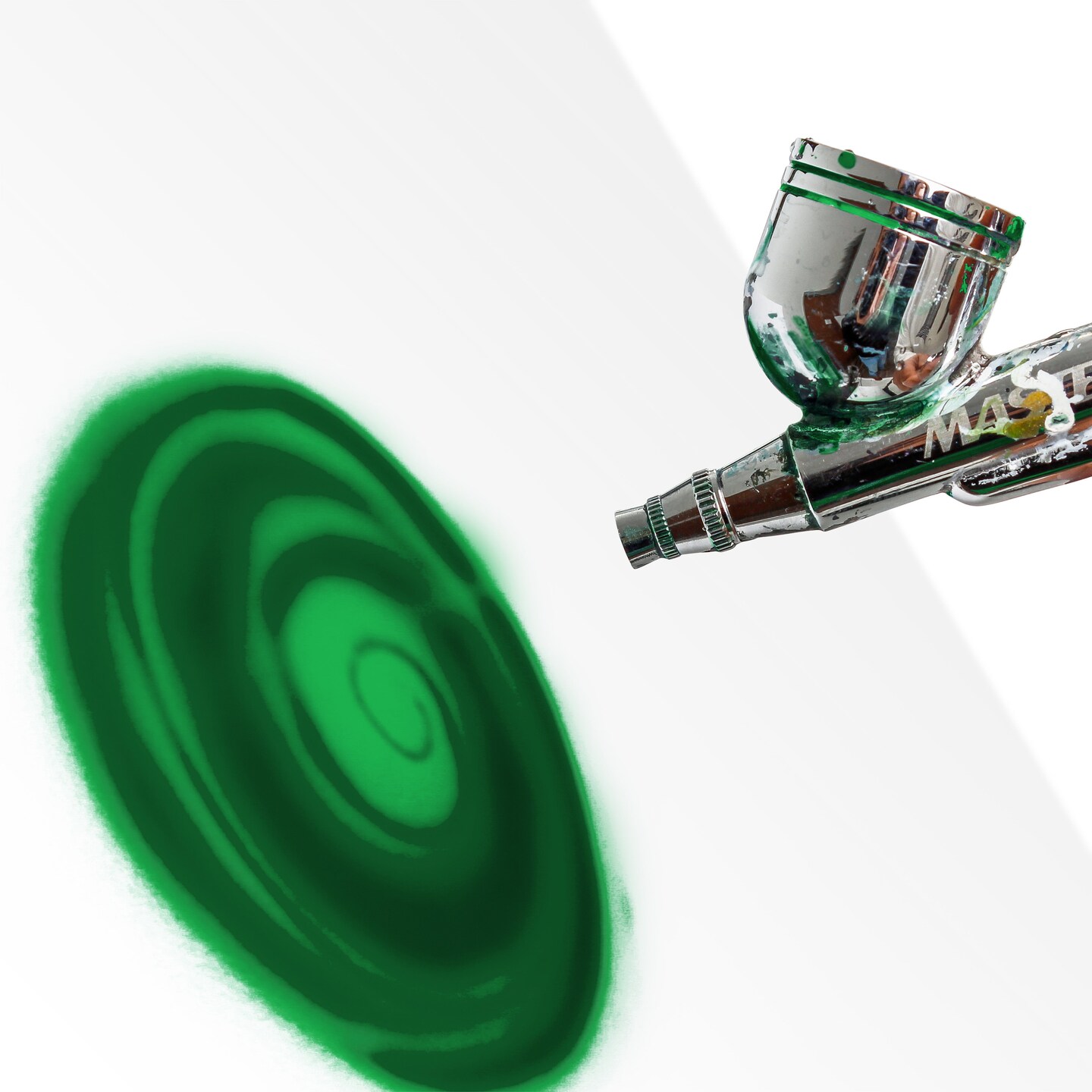 Green Airbrush Body Paint 8oz - Alcohol-Based, Waterproof, Body Paint for Adults, Cosplay, Temporary Tattoos