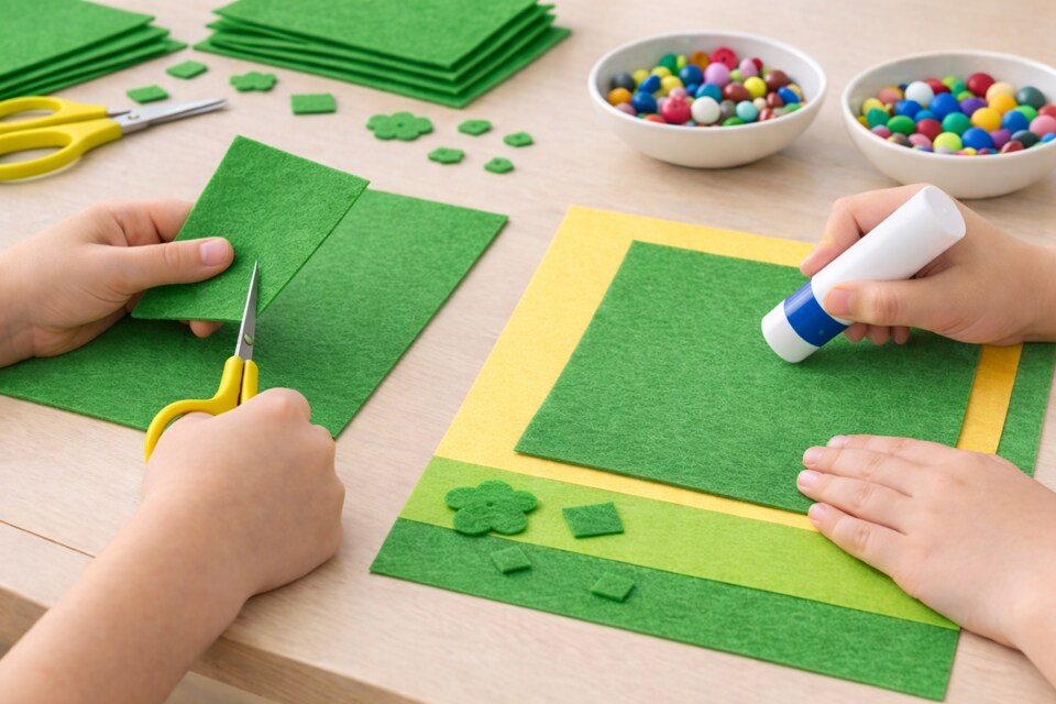 Premium Felt Sheets – 22 Vibrant Colors for Crafts, DIY, and School Projects