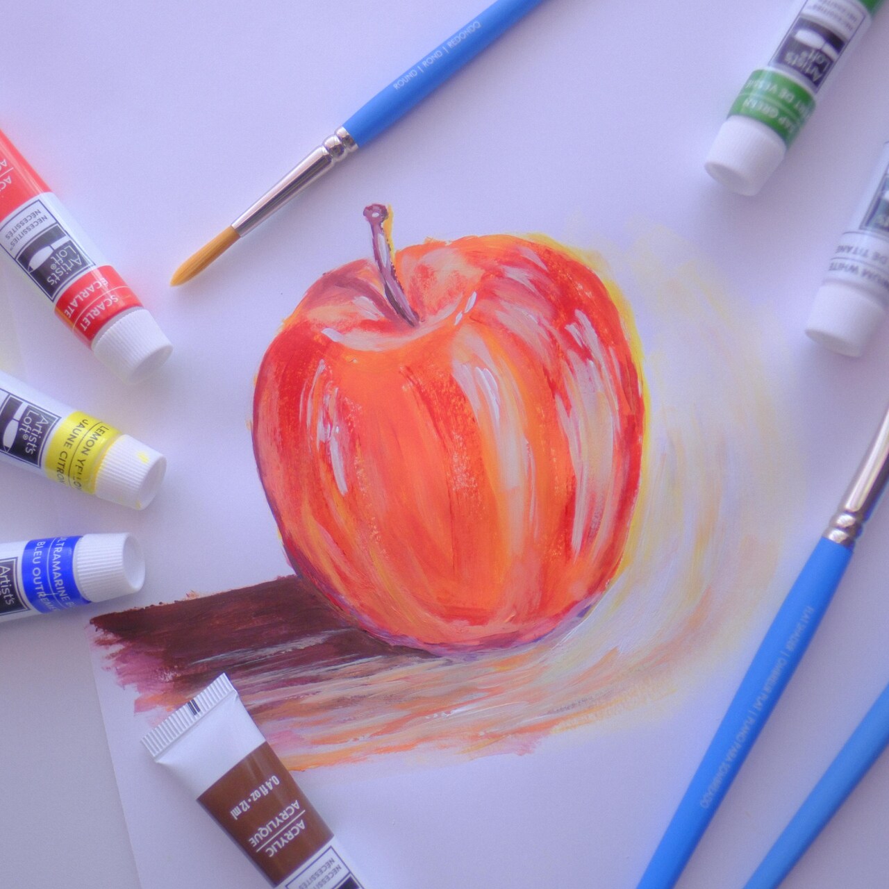 Art in August | Beginner Still Life Painting in Acrylics