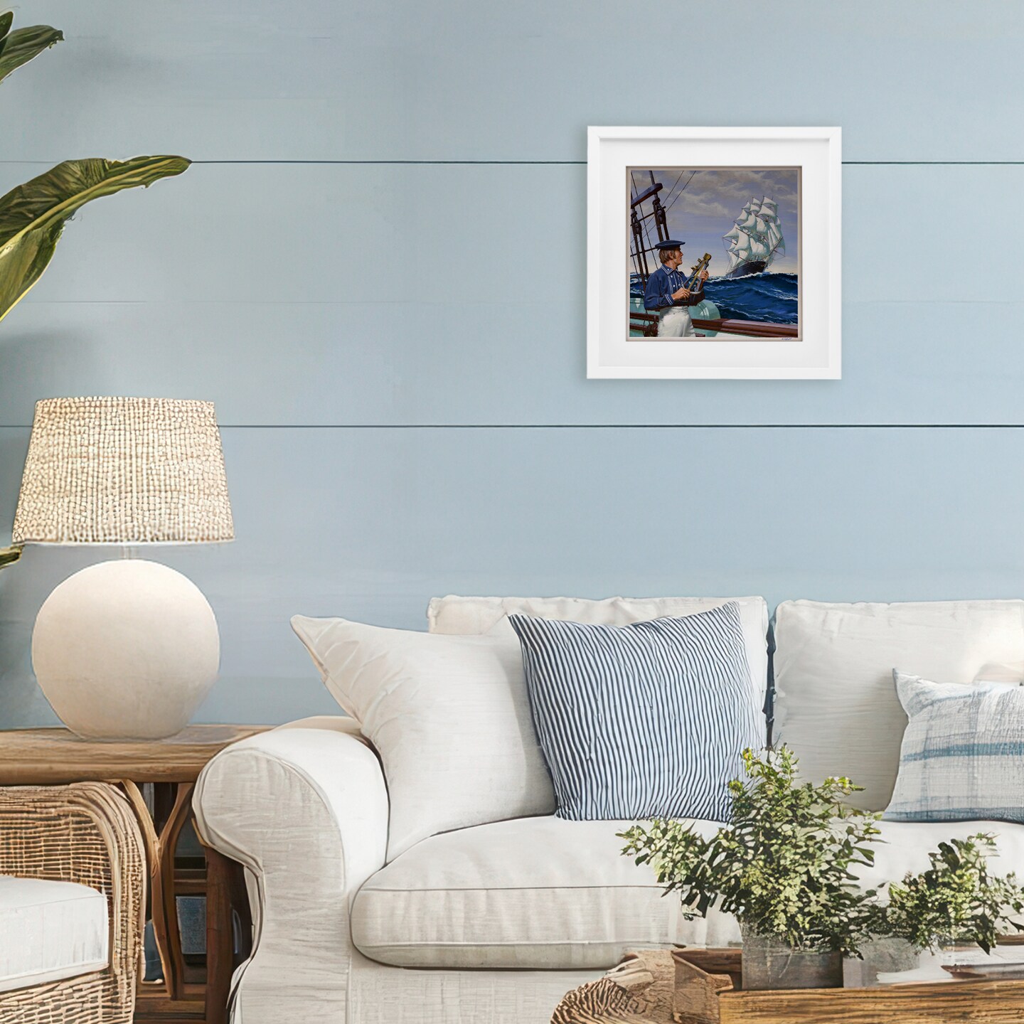 Stupell Industries Flying Cloud Sailing Ship Framed Print Under Glass, design by Wind River Studios