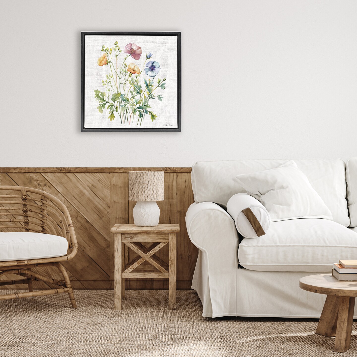Stupell Industries Wild Botanical Bundle Floating Frame, design by Nicole DeCamp