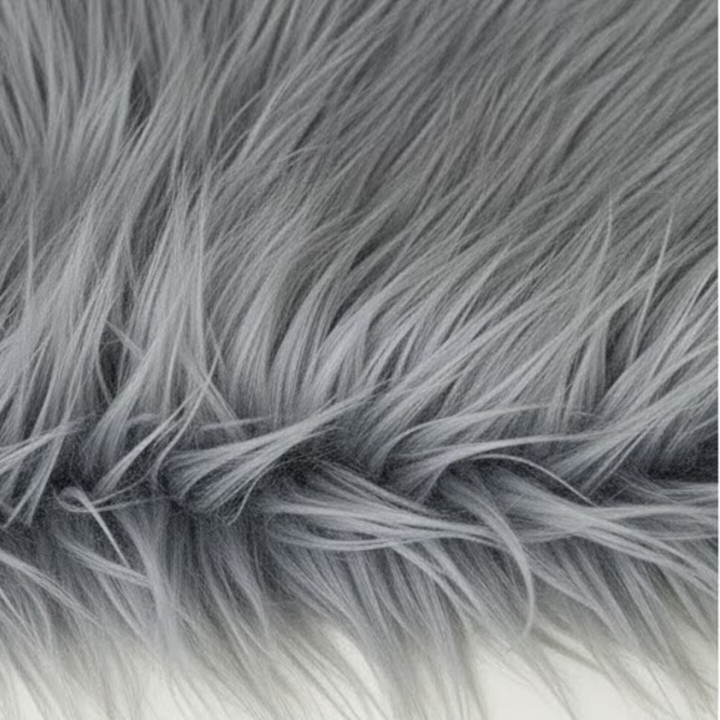 1 Yard 100% POLYESTER Shaggy Long Pile Faux Fur Fabric 4" Pile, 60" Width