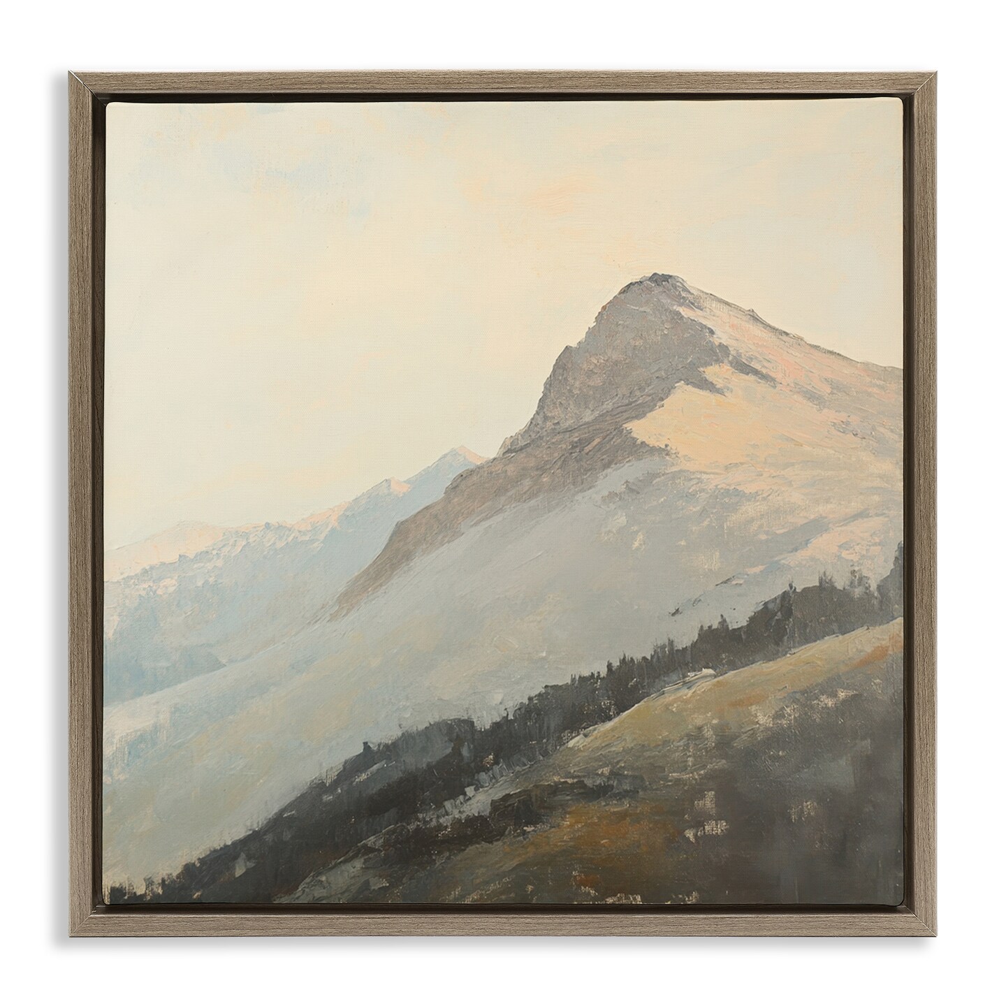 Stupell Industries Mountain Vista Cliff Landscape Floating Frame, design by Petal Prints Design