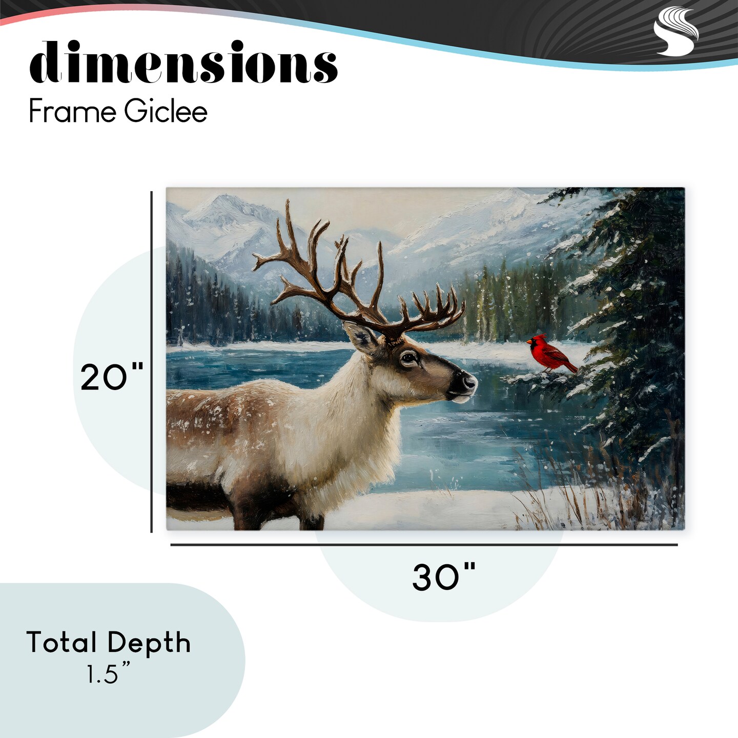 Stupell Industries Christmas Conversation In Wild Canvas, design by Petal Prints Design