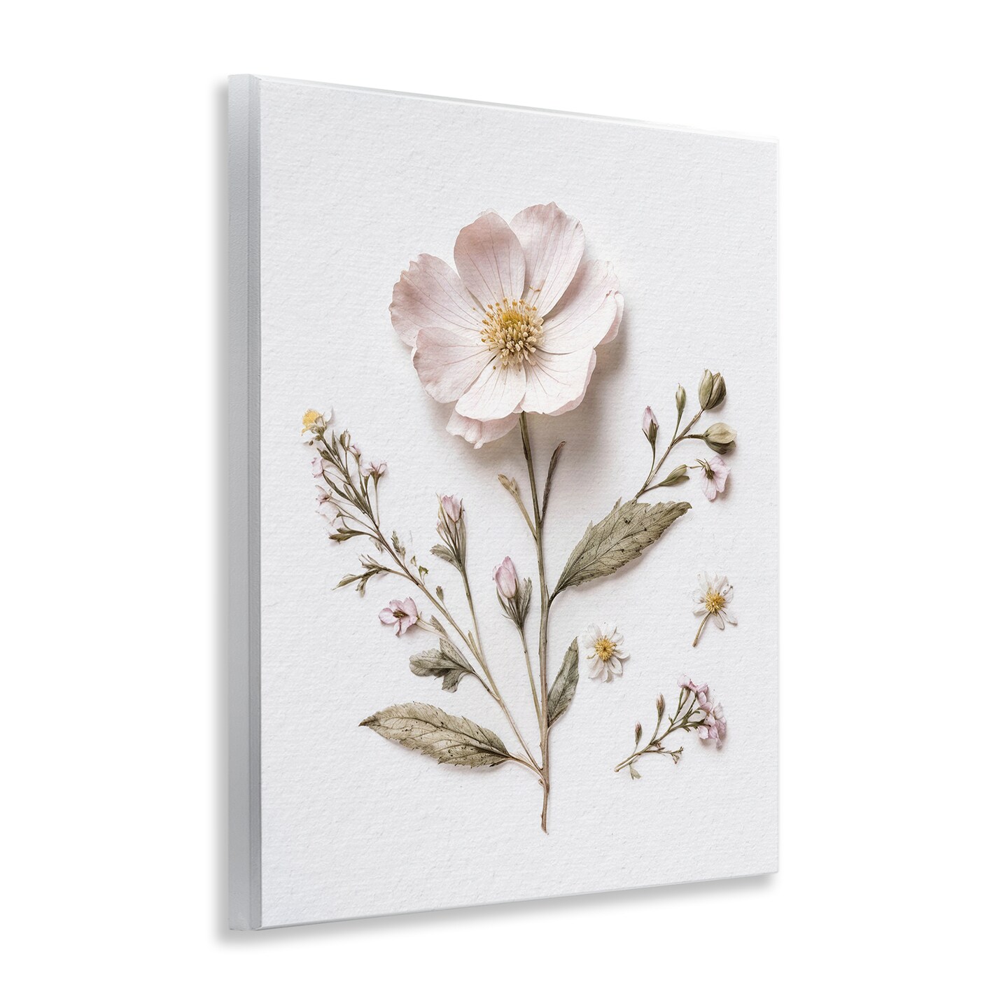 Stupell Industries Pressed Wild Flowers Wall Plaque, design by Lettered and Lined