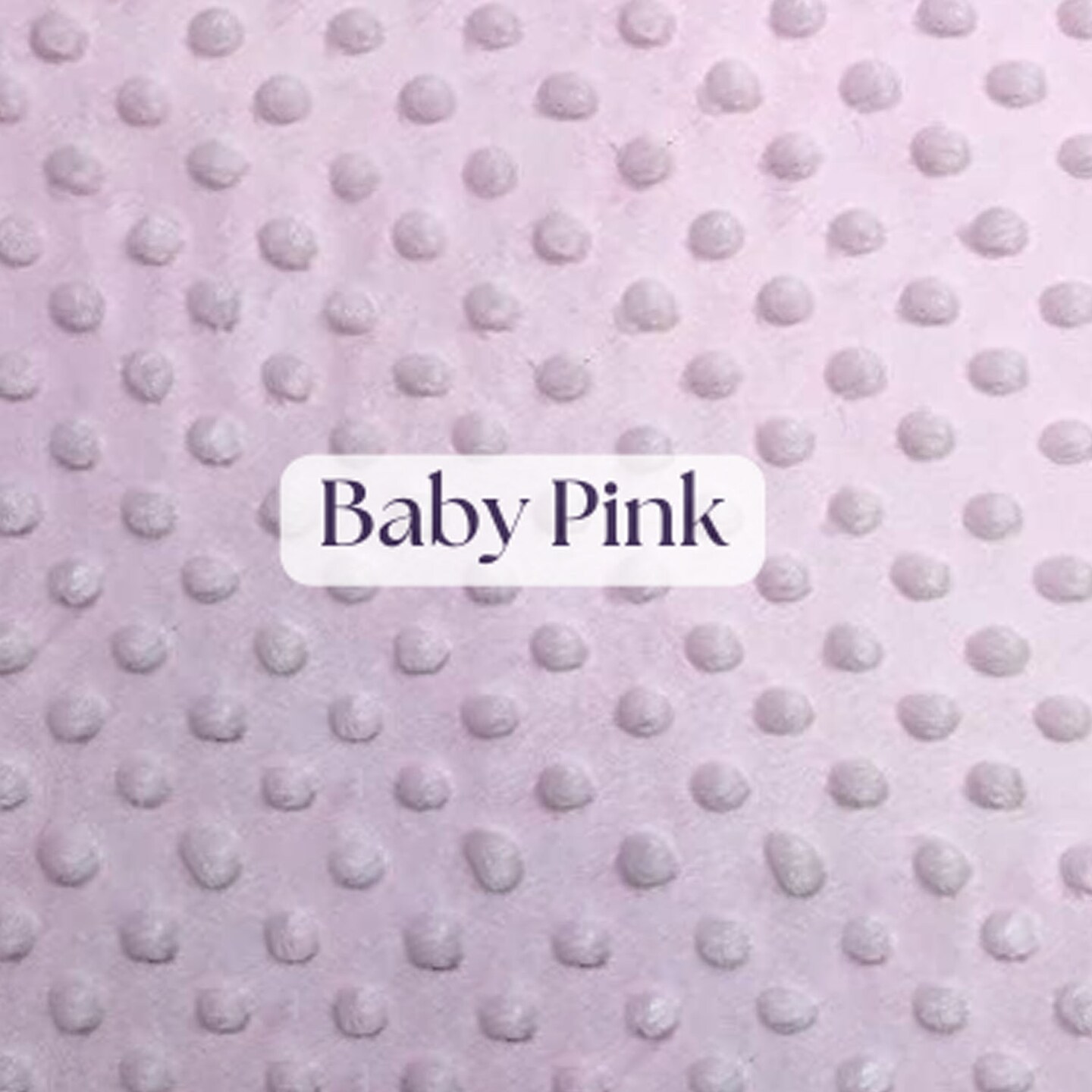 1 Yard Ultra Soft Minky Dot Fleece Plush Fabric 100 Percent Polyester for Crafts 60 Inch Width