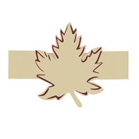 Elegant Thanksgiving Leaf Cutout Napkin Holder Place Cards