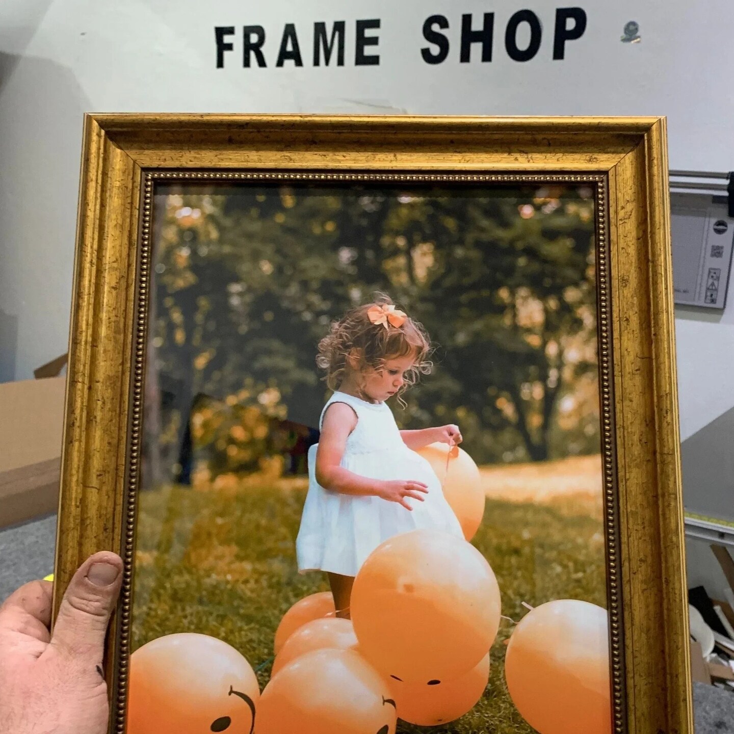 Classic Ornate Gold 40x35 Picture Frame with Acrylic – Large Antique Poster Frame Wall Decor