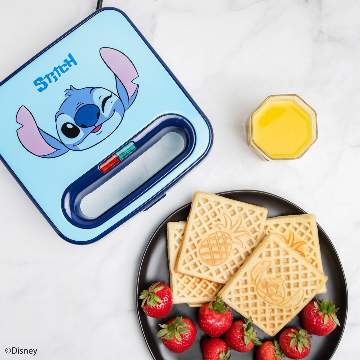 Uncanny Brands Disney Lilo and Stitch Waffle Maker