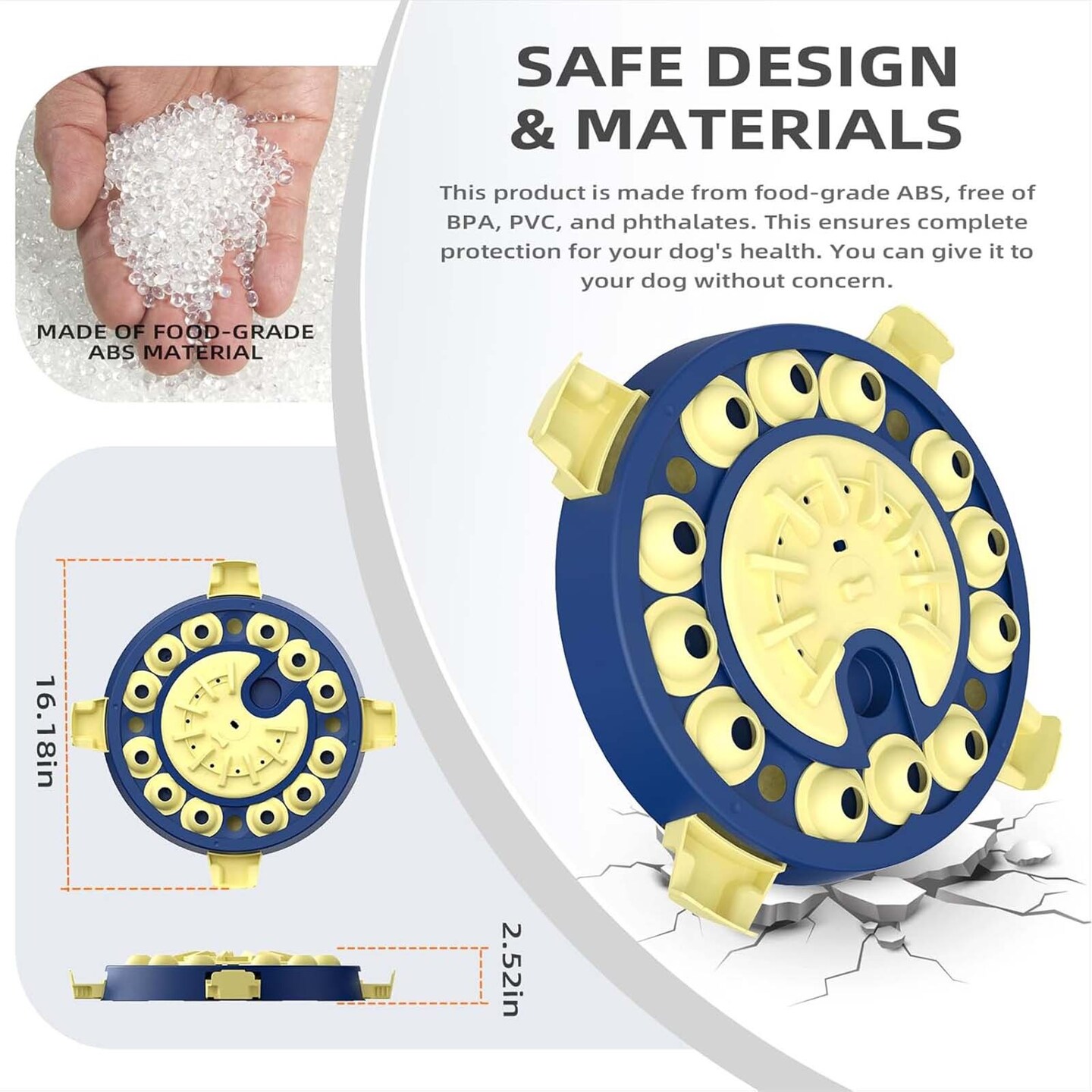 Interactive Puzzle Feeder Dog Toy – Brain-Boosting Cognitive Game for Dogs