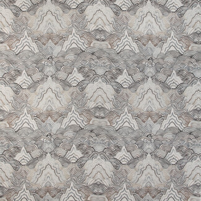 1 Yard Modern Abstract Printed Linen Drapery Fabric 100 Percent High Quality