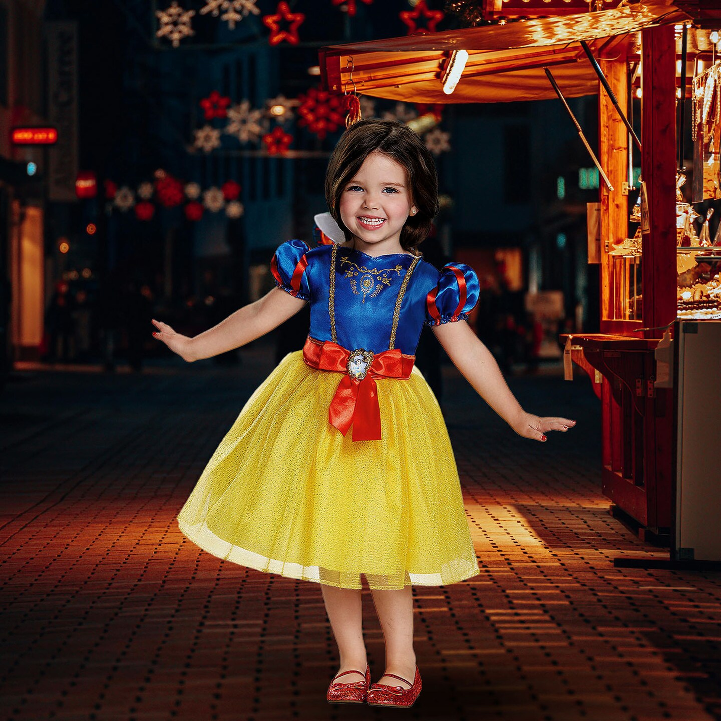 snow white toddler dress Baby 9-12-months song birds and rabbits would definitely flock to your little ones side Toddler Snow White Costume -