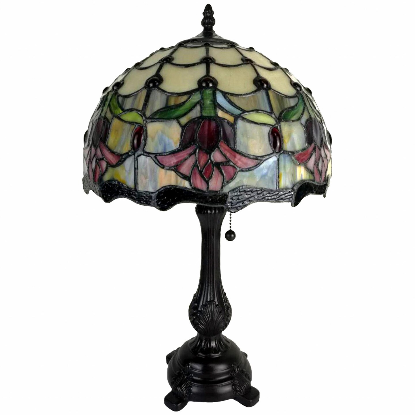 Edge Collections - Multicolor - Elegant Table Lamp with Dome Shade for Ambient Lighting - 1 Piece