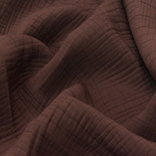 Earth Brown Cracked Double Woven Matelasse Decorating Fabric By the Yard