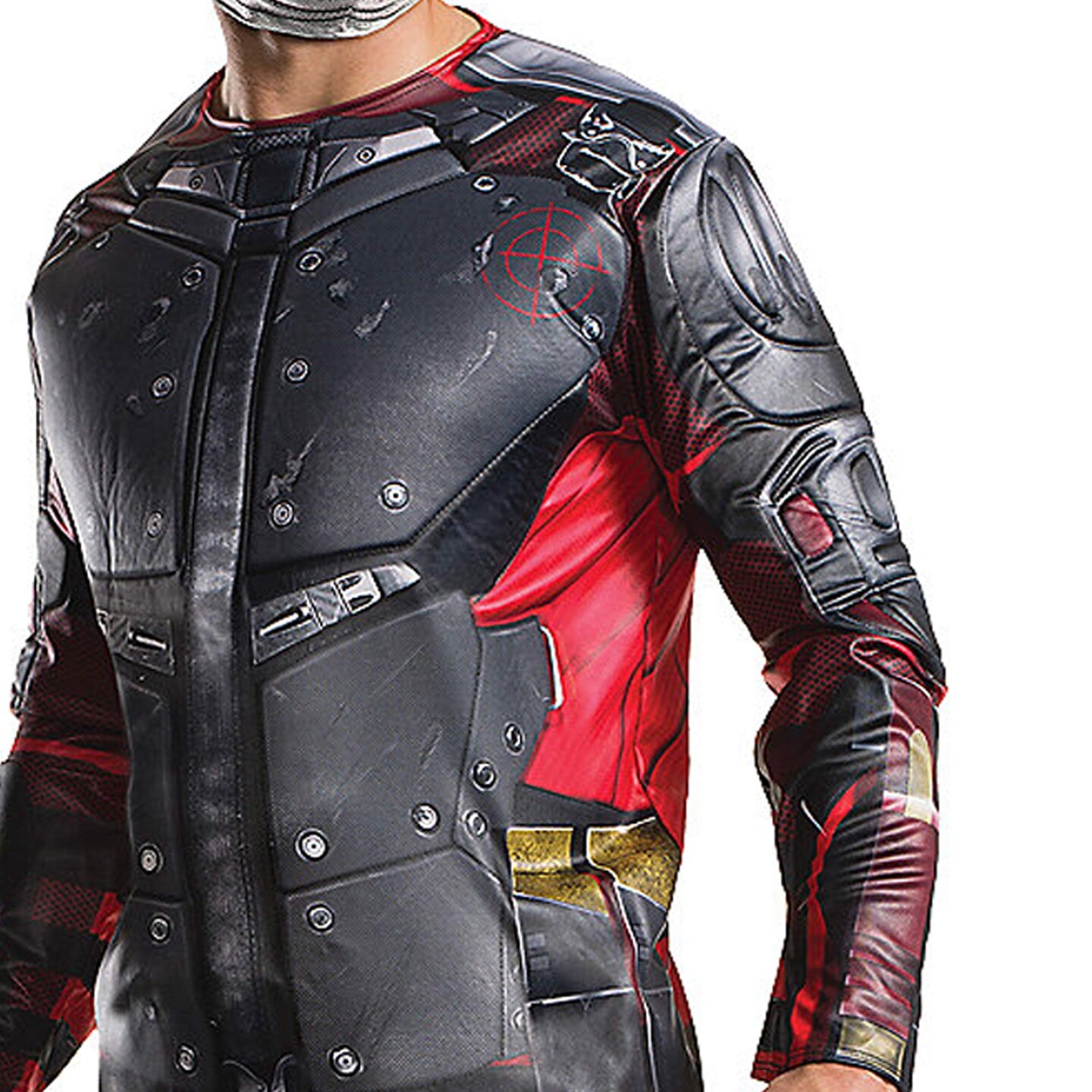 Men&#x27;s Suicide Squad Deadshot Costume Adult 42-44 Padded Top Mask