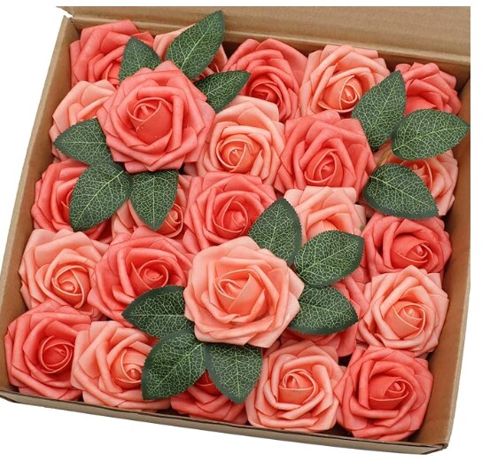 Foam Roses Artificial Flowers - 30ct 3 Size w/ Wire Stem | Michaels