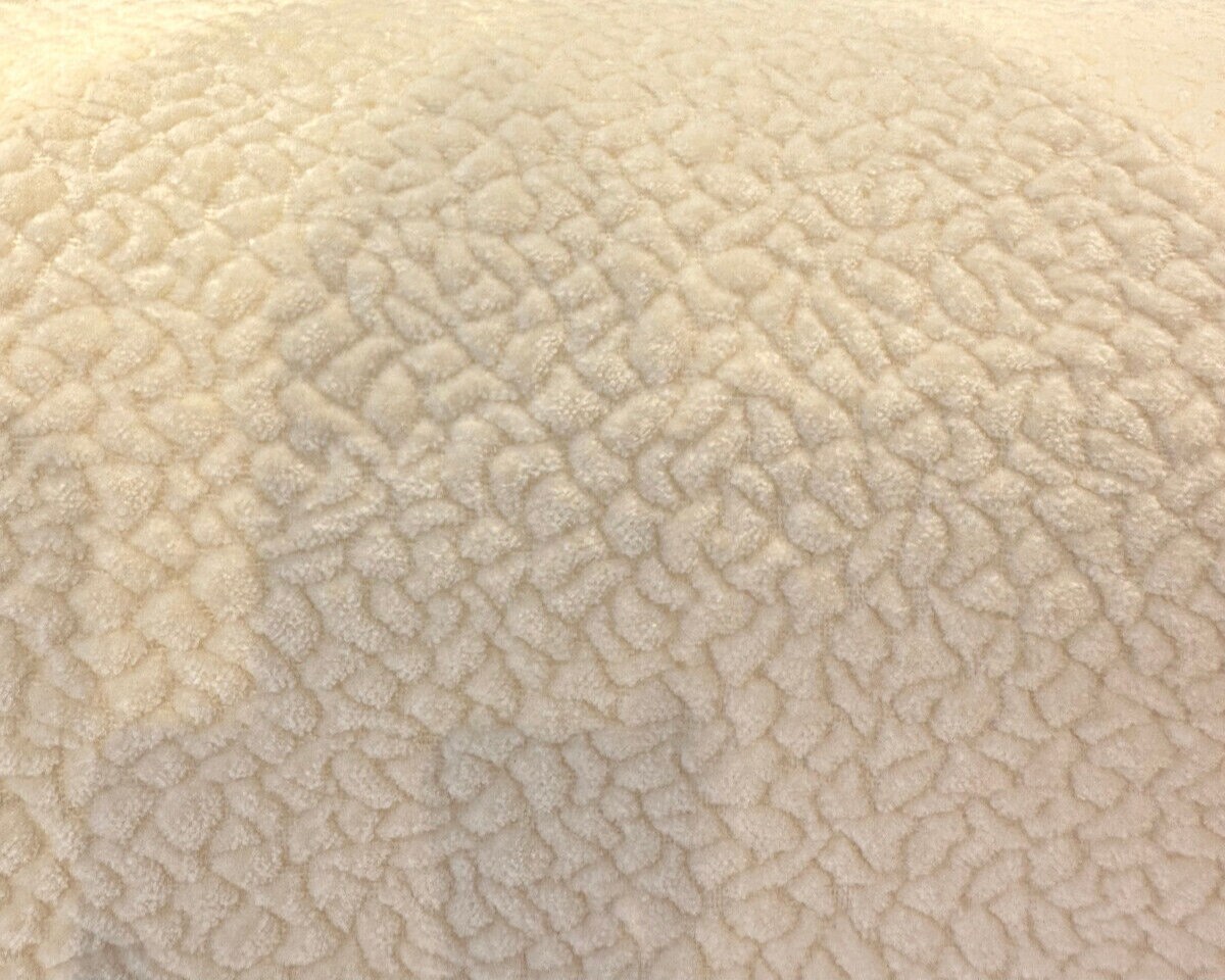 1 Yard Cloud Chenille Upholstery Fabric Soft Textured Durable 100% Polyester Home Decor 54 Inch Width