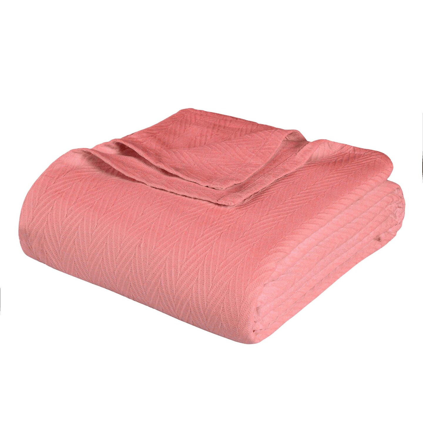 Edge Collections - 90" x 88" - Pink - Soft Chevron Blanket for Cozy Sleep - 1 Piece
