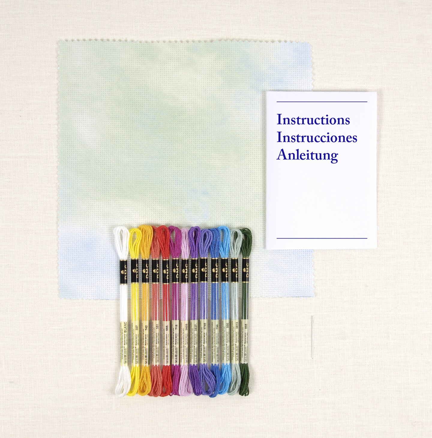 DMC Intermediate Cross Stitch Kit by Marie-Dominique-Floral Moon