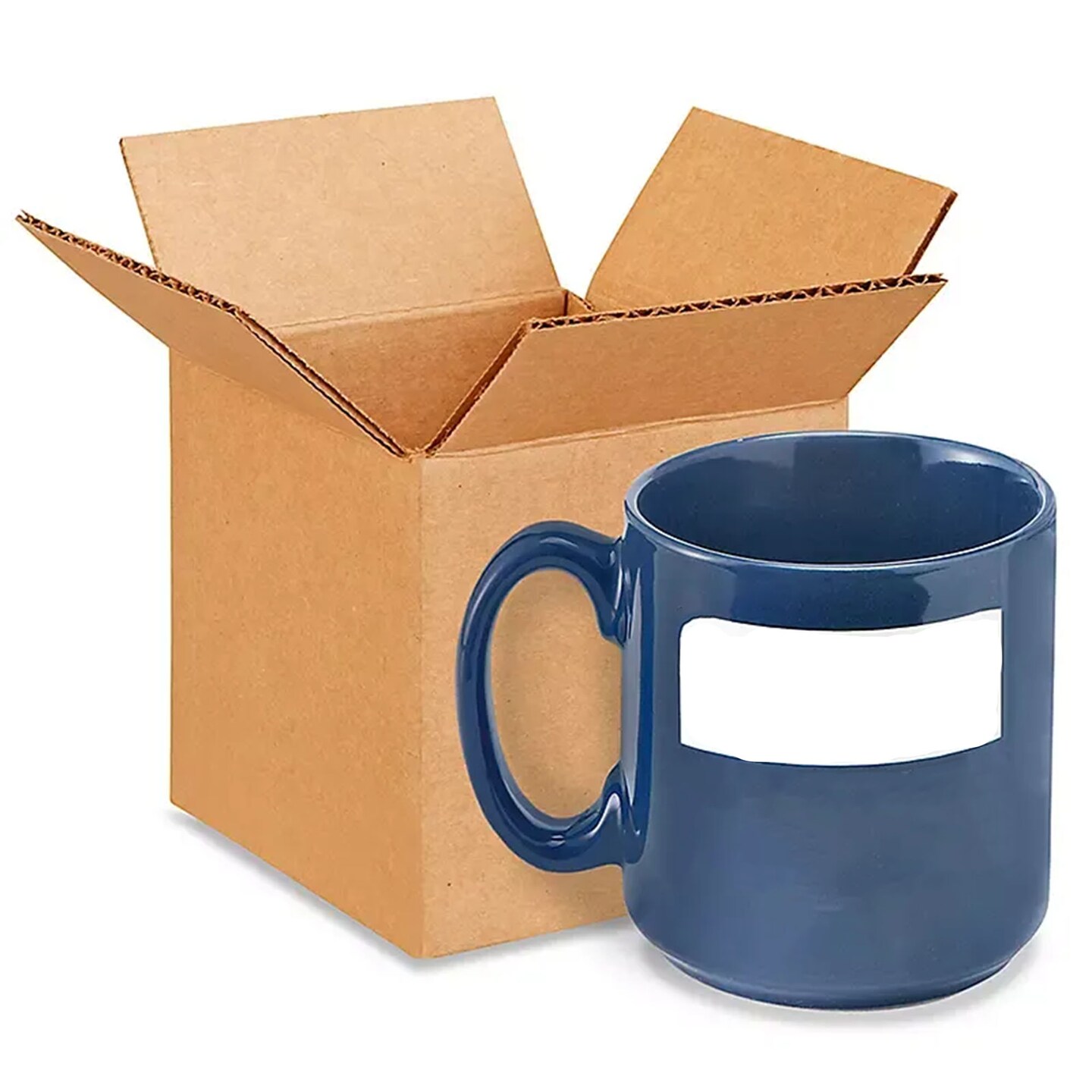 25 pcs Corrugated Kraft Shipping Boxes for Packaging Durable 4 x 4 x 4 Inch