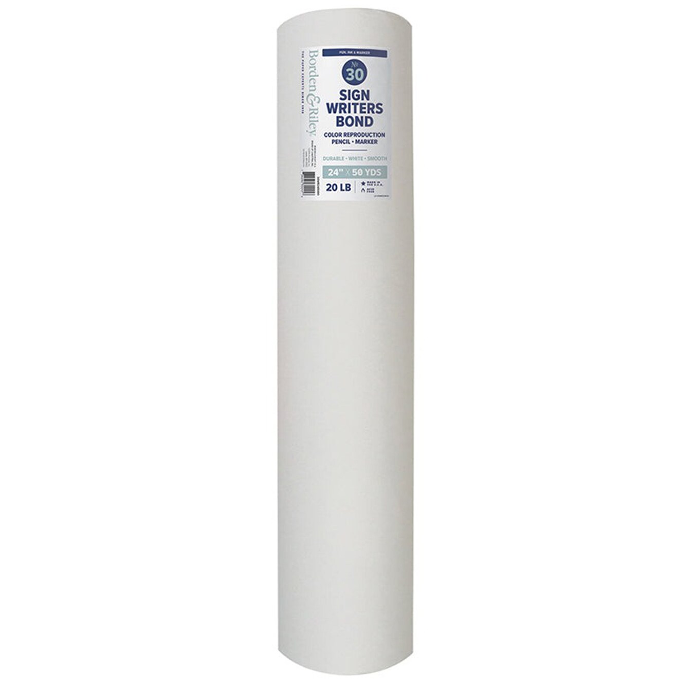 Borden &#x26; Riley 30 Sign Writers Paper Roll