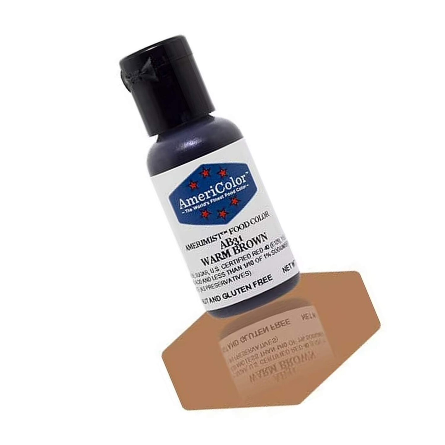 Warm Brown Soft Gel Paste Food Color AmeriColor