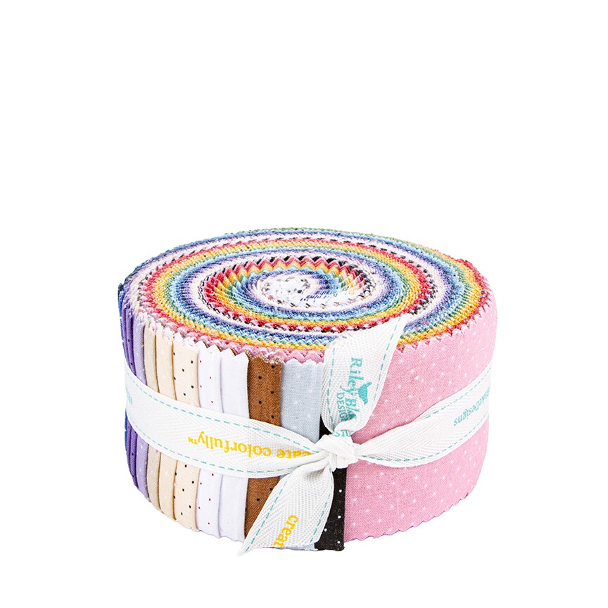 American Jane Pindots 2.5" Strip Roll (Jelly Roll / Rolie Polie) by Riley Blake (RP-840-40)