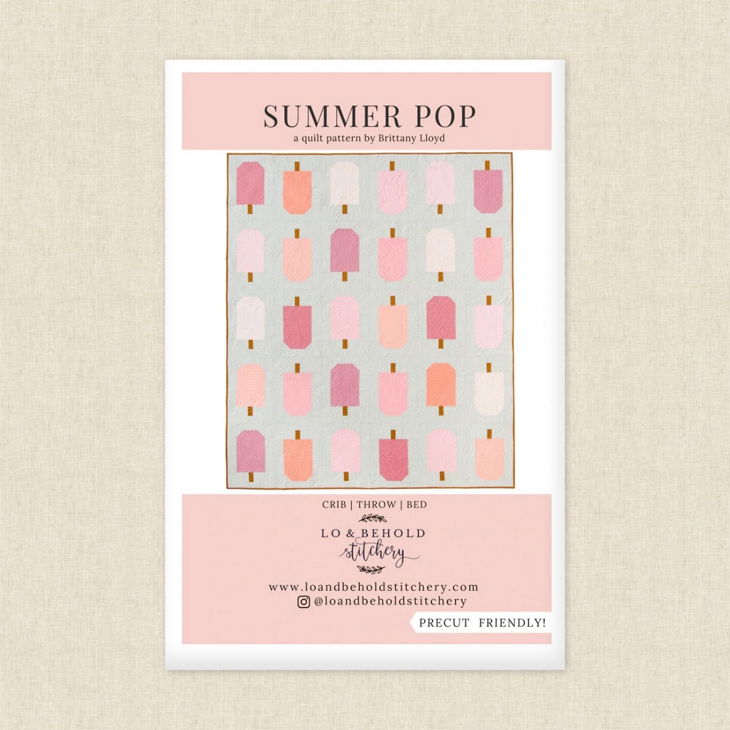 Summer Pop (lbs 123) | Lo and Behold Stitchery | Sewing Pattern