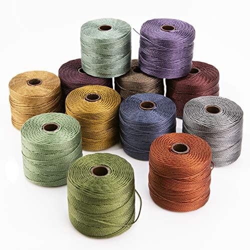 The Beadsmith Beadcord SLBC 12 Piece Mix