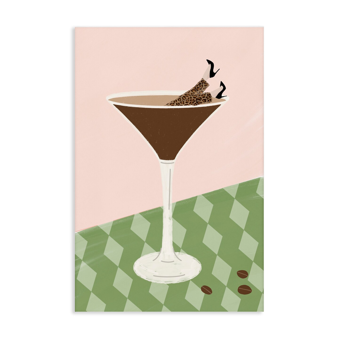 Stupell Industries Glam Martini Splash Canvas, design by Emily Navas