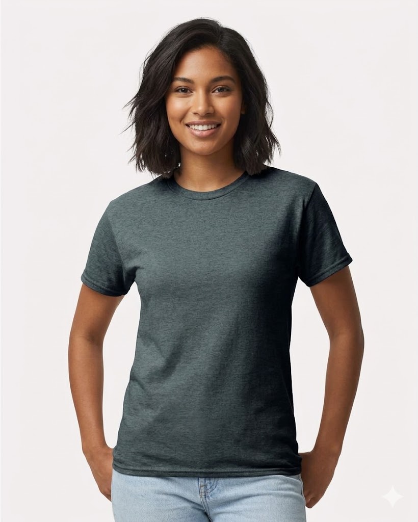 Gildan® Ultra Cotton Short Sleeve Crewneck T-Shirt – Unisex Heavyweight Plain Tee for Daily Wear & Custom Printing