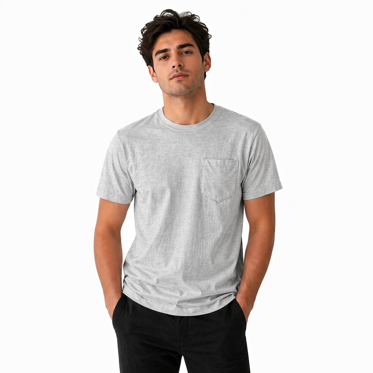 Unisex USA-Made Pocket Crewneck T-Shirt for Work wear & Everyday Utility Wear