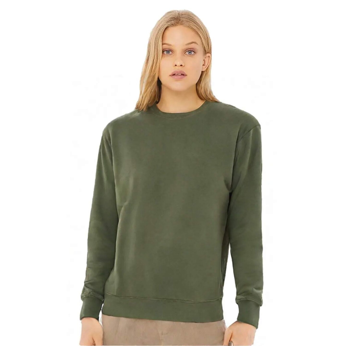 BELLA+CANVAS Sponge Fleece Drop Shoulder Crewneck Sweatshirt for Casual, Streetwear & Layering Wear