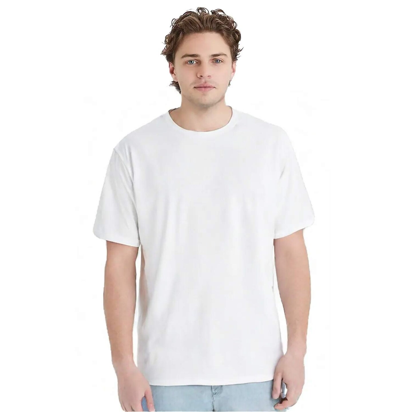 Essential-T Tall Crewneck T-Shirt for Casual, Workwear & Extended Length Comfort Wear