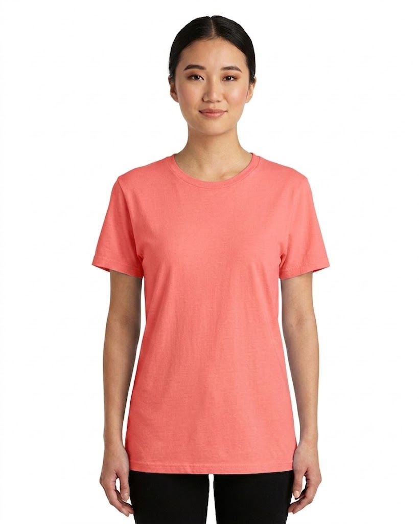 Vintage Garment-Dyed Crewneck T-Shirt for Casual Retro & Everyday Lifestyle Wear