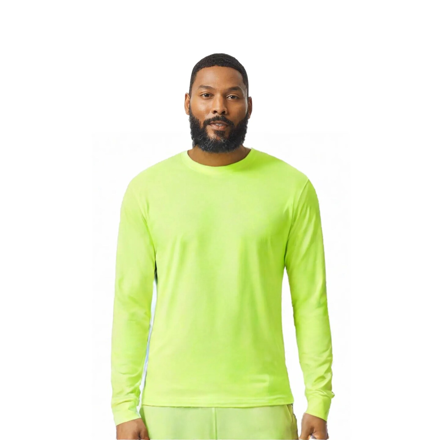 Gildan Performance Long Sleeve Crewneck T-Shirt for Workwear & Custom Printing Outdoor Use Tee