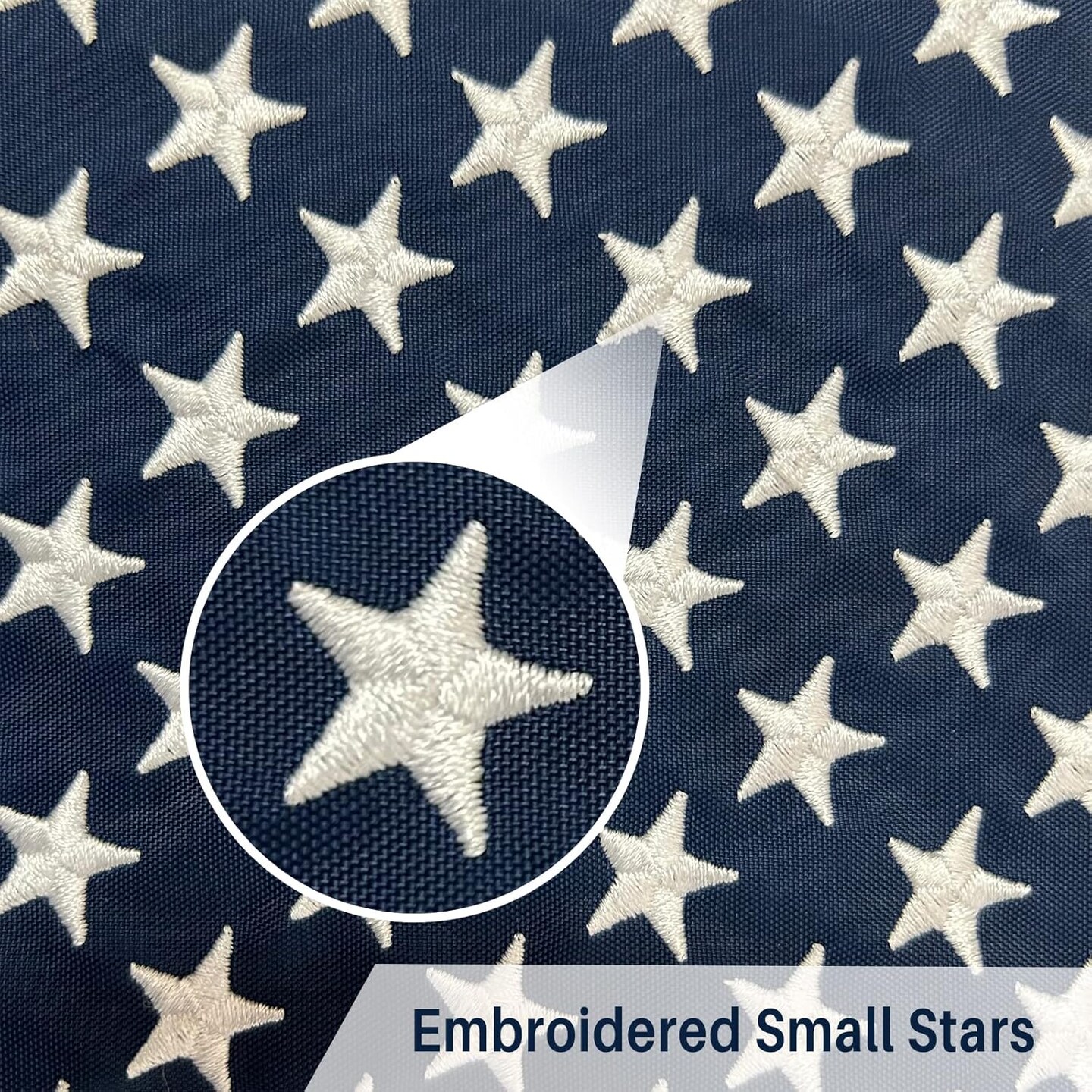 American Boat Flag 16x24 In Outdoor, Embroidered Small US Flags Double Sided Heavy Duty USA United State Flag Banner for Boating Nautical Yacht
