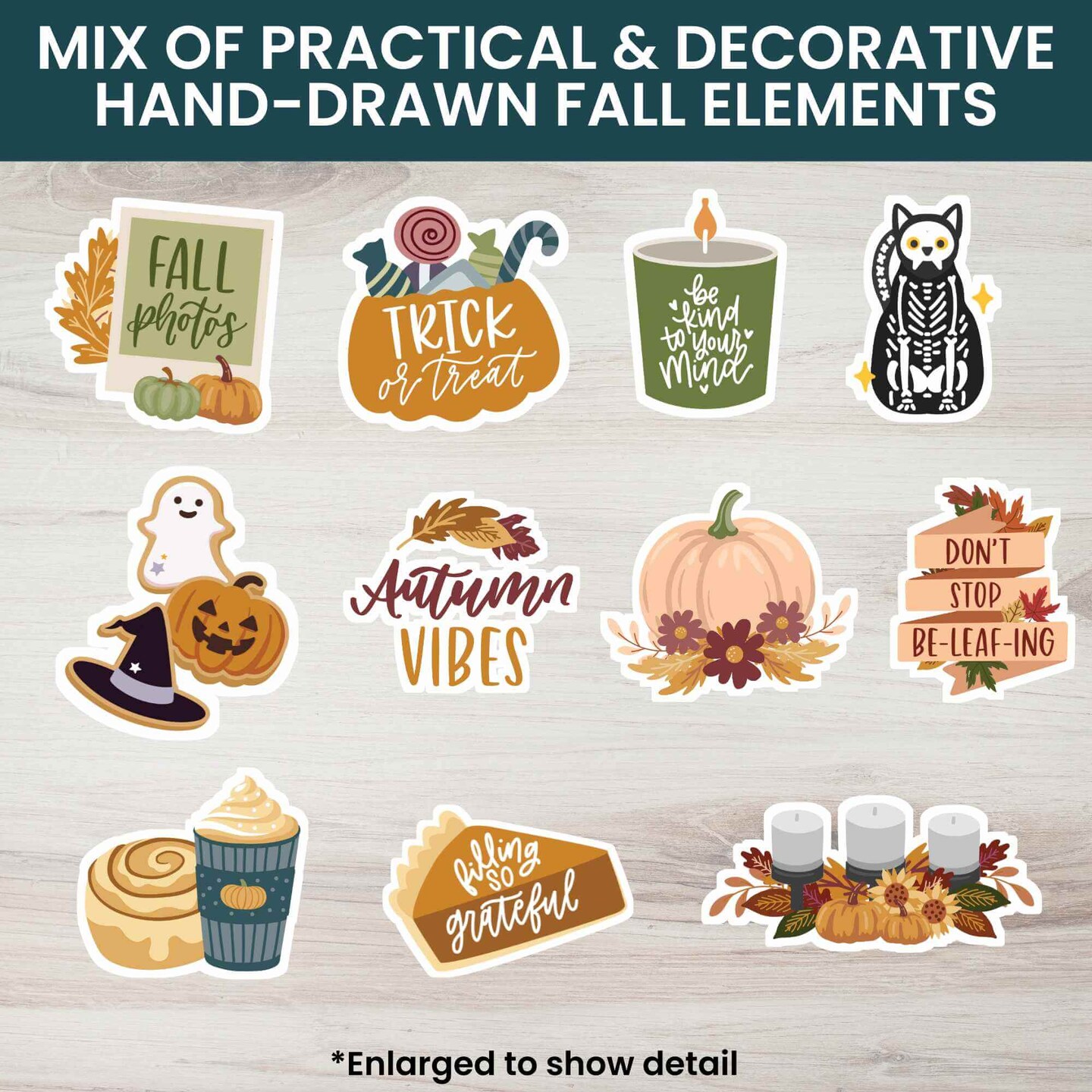 bloom daily planners Planner Stickers, Fall Expansion Pack