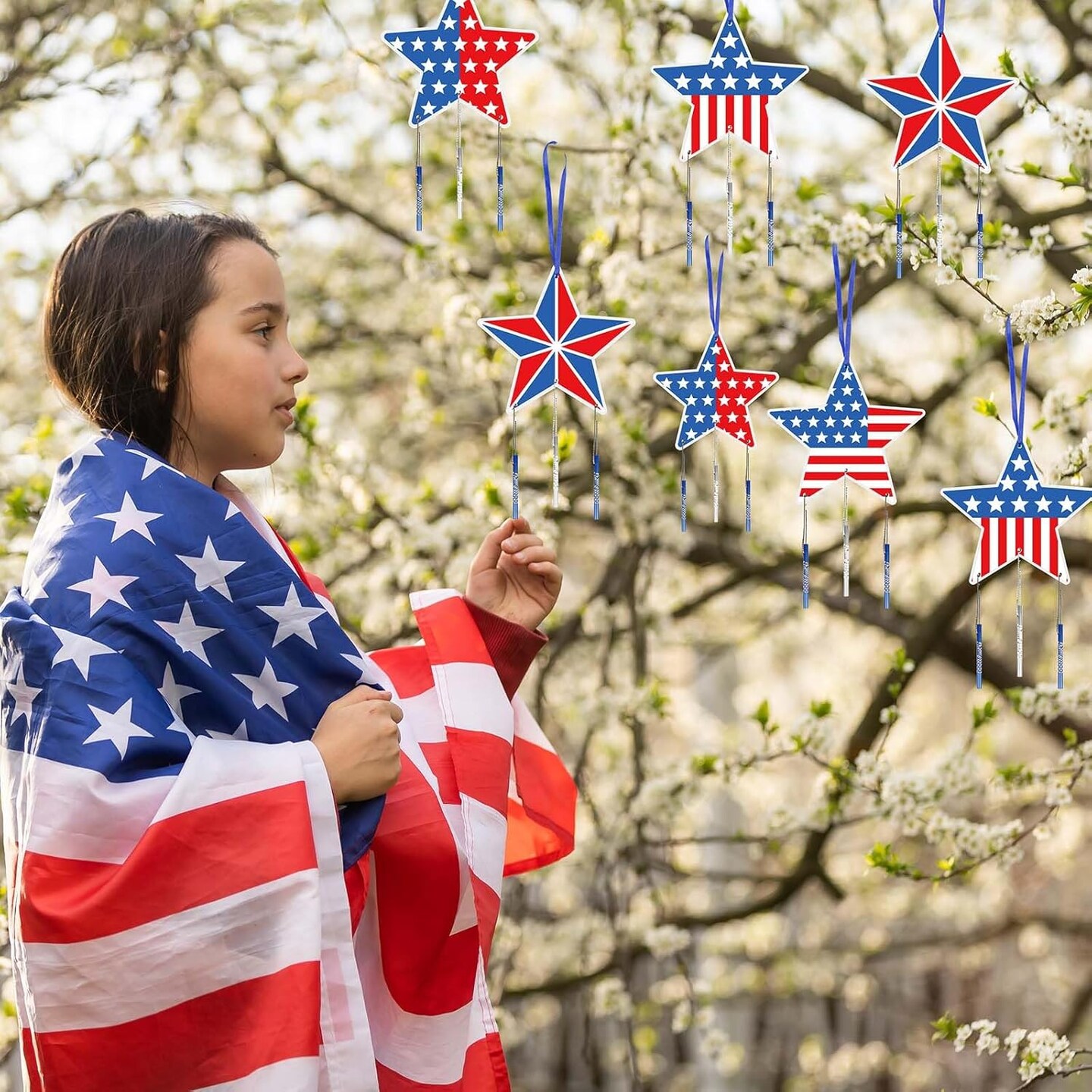12 Pack Star Wind Chime Kit for Kids