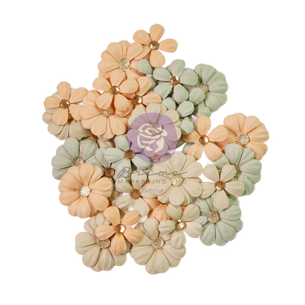 In The Moment Flowers - In No Time - 36 pcs mulberry paper 