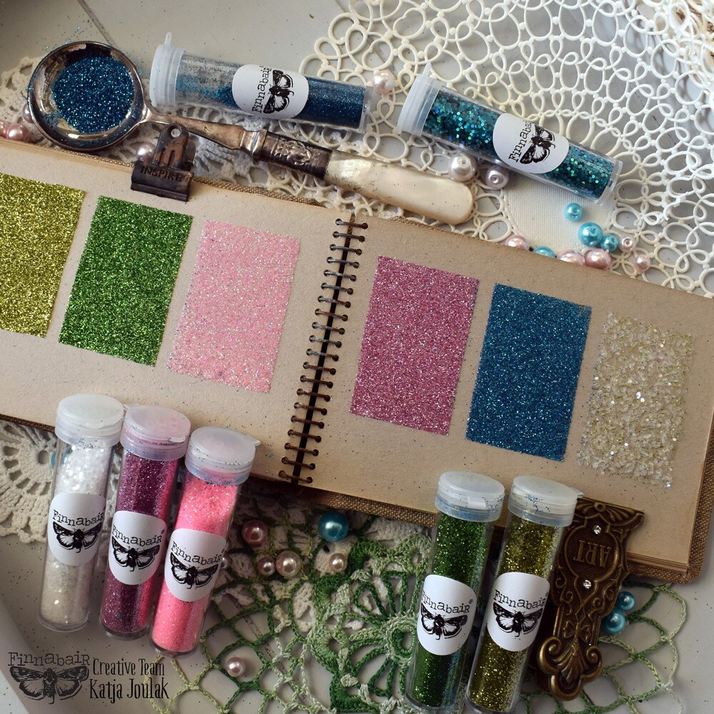 Art Ingredients - Glitter Set - Spring - 6 bottles x 10 grams each