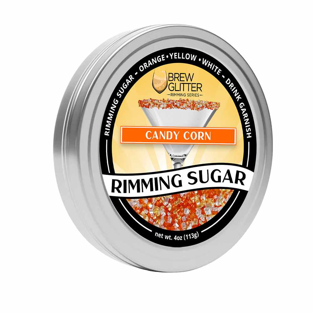 Brew Glitter - Candy Corn Themed Rimming Sugar (4oz, 1x Bar Tin ...