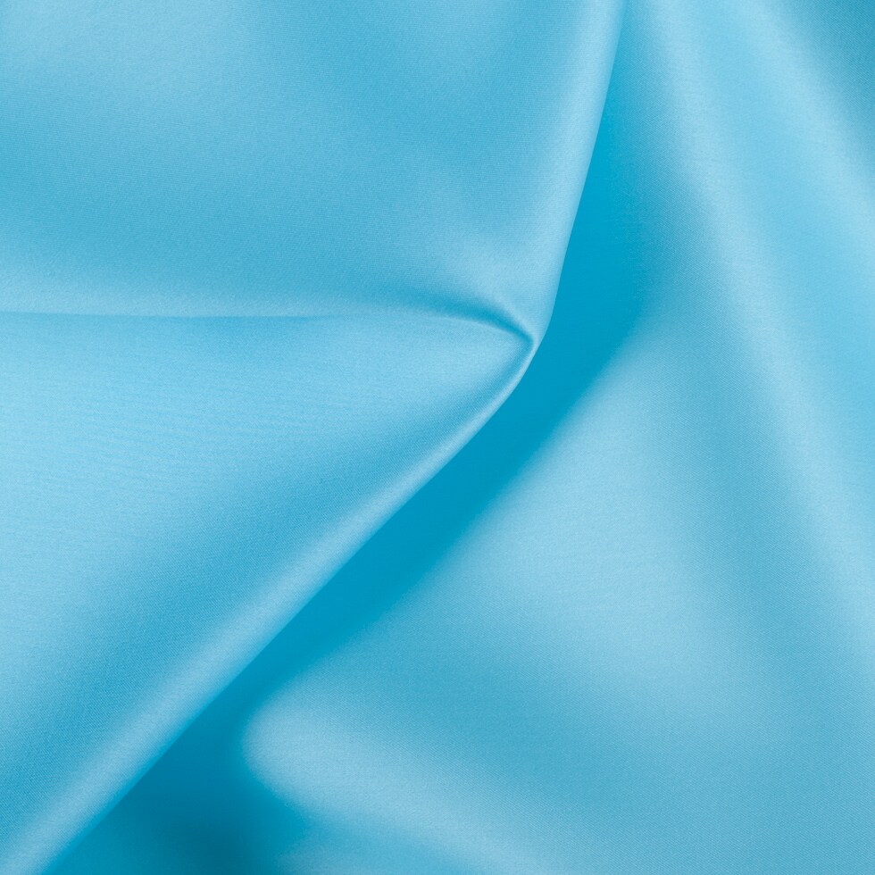 1 Yard Silk Satin-Face Organza Fabric Angel Blue Premium Solid Couture Evening Wear 54&#x22; Width