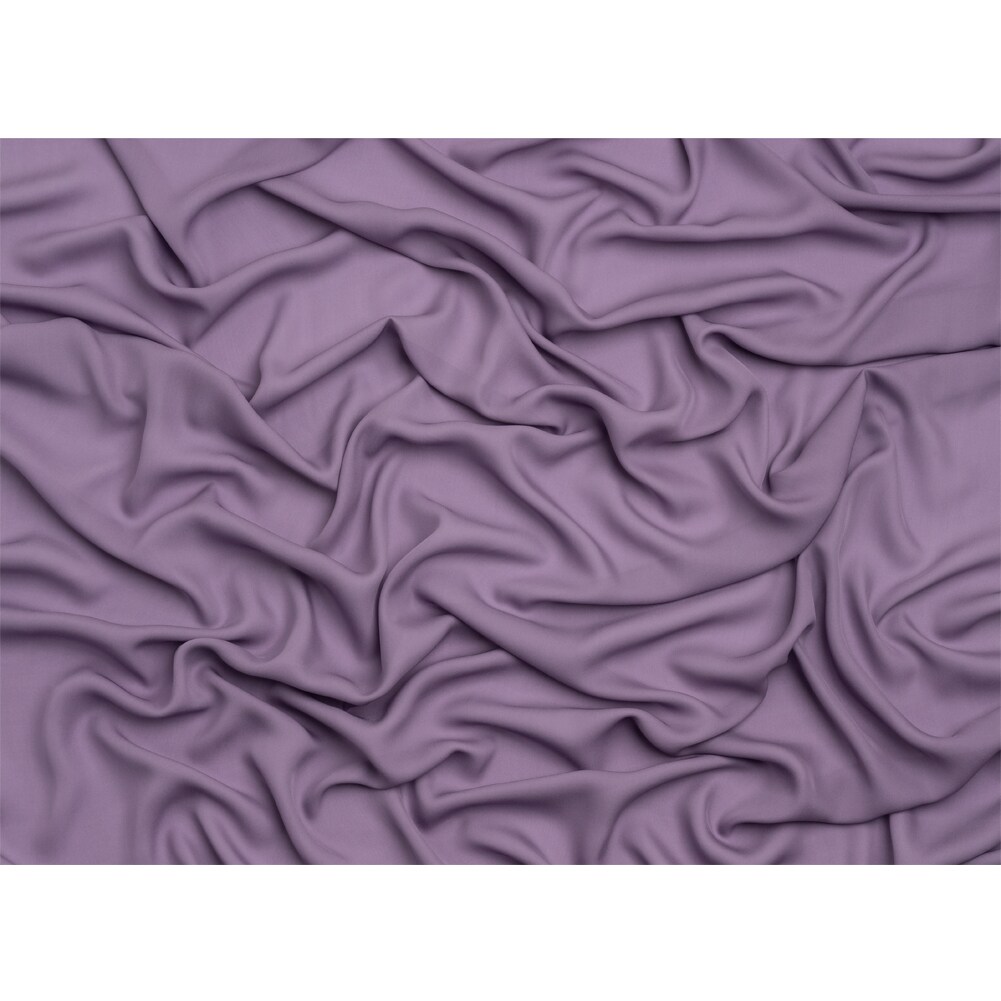 1 Yard Dusk Mauve Silk Double Georgette Lightweight Fabric, 44 Inches Width