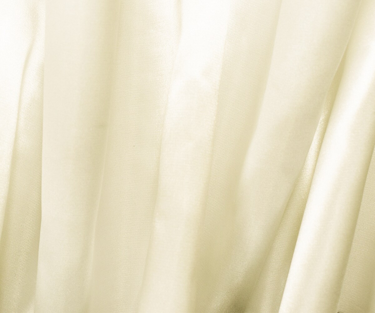 White Polyester Bridal Satin Woven Fabric By the Yard