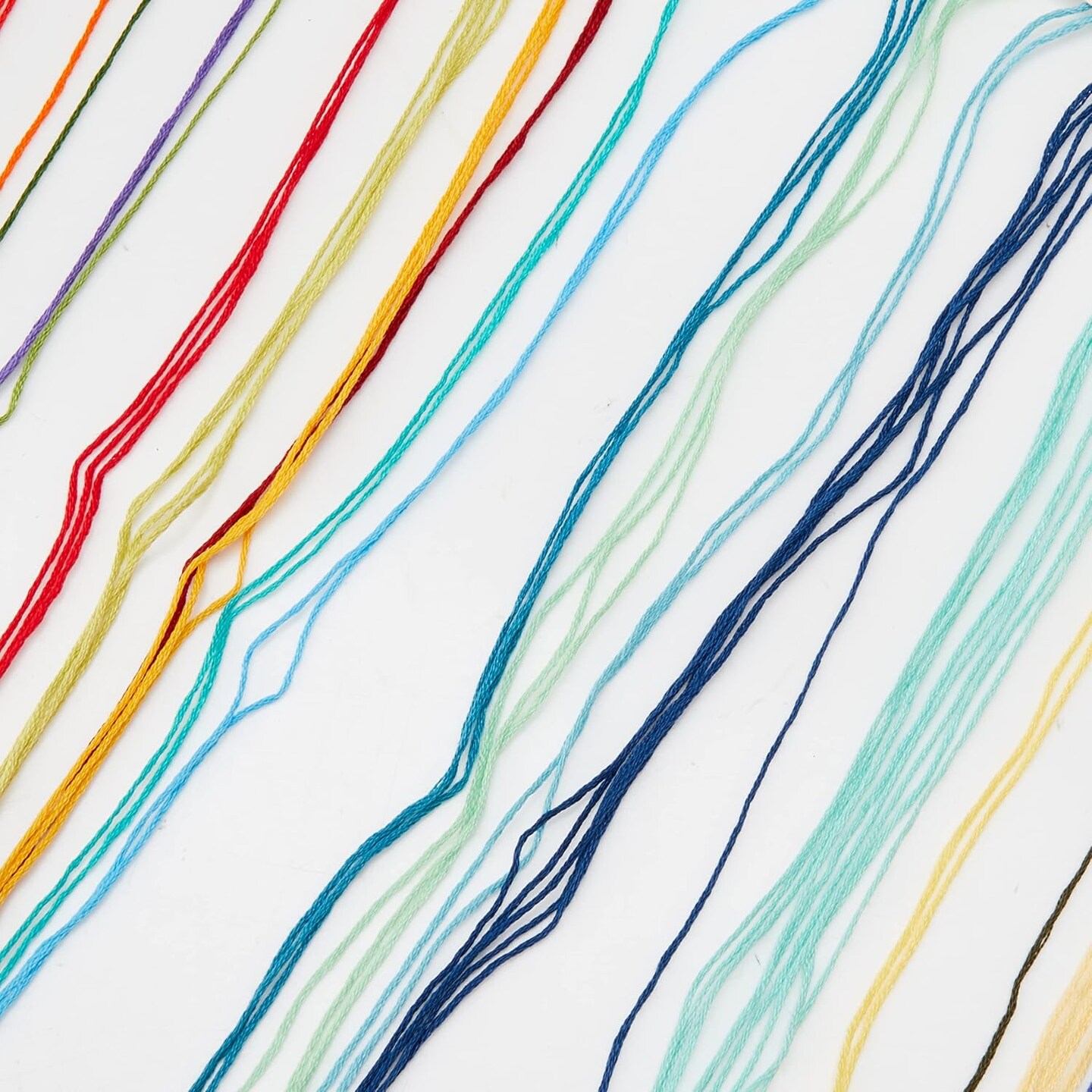 'Love Is' Counted Cross Stitch Kit – 14CT White Aida, 6×18" DIY Embroidery for Beginners, Corinthians 13 Verse, Blue