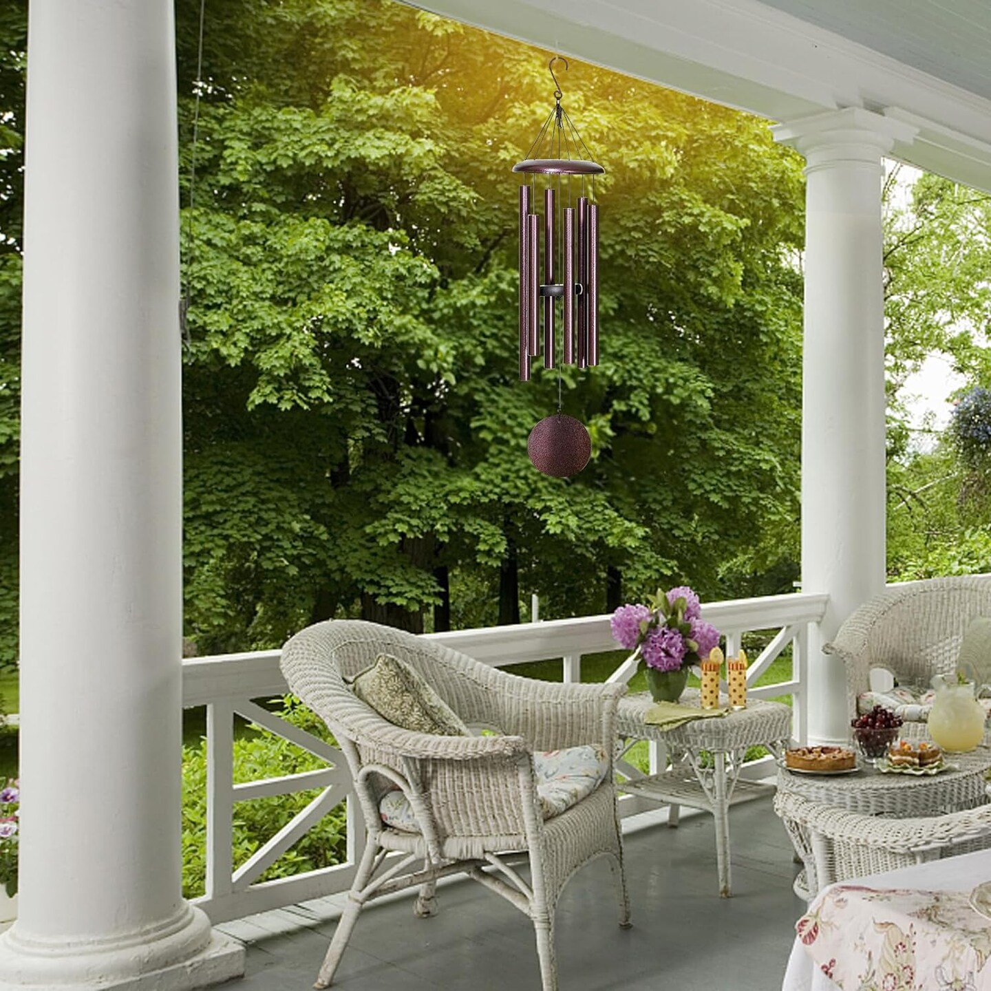 Wind Chimes for Outside Deep Tone, 38'' Large Memorial Wind Chimes Outdoor, Wind Chime Gifts for Mother's Day/Grandma, Sympathy Gifts, Bronze