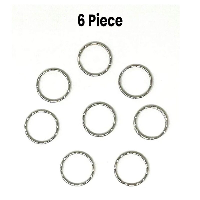 Key Ring Nickel 1&#x22; Round